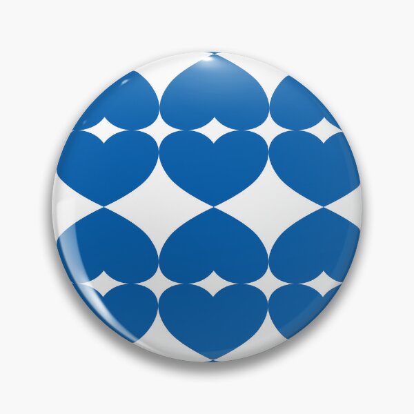 Item preview, Cobalt Blue Hearts And Diamonds designed and sold by burbankdesigns.
