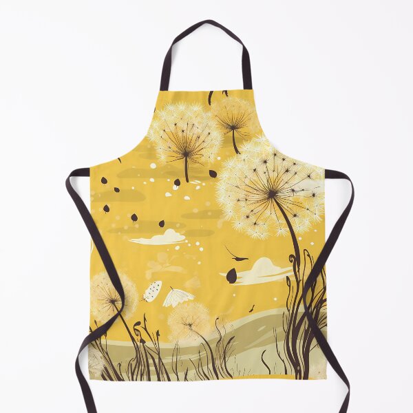 Artikelvorschau, Pattern, Yellow with Dandelions entworfen und verkauft von MTJ-Mushrooms.