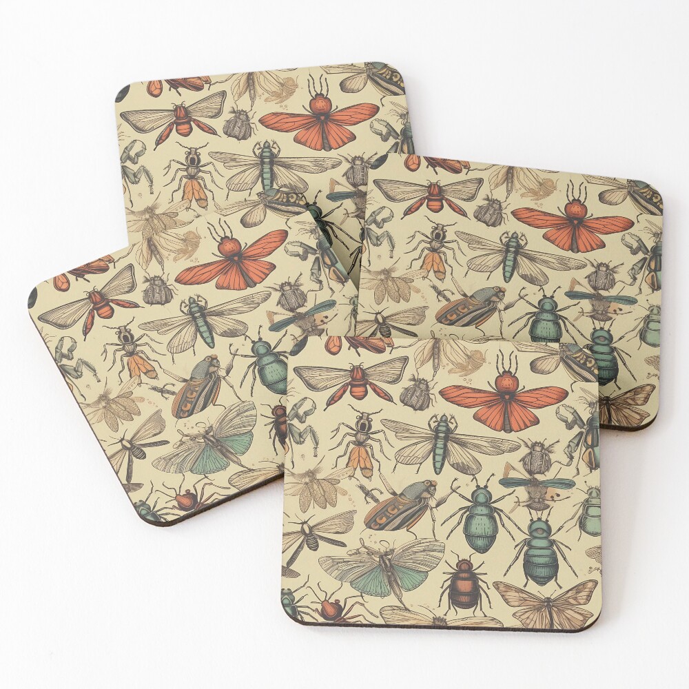 Item preview, Coasters (Set of 4) designed and sold by MTJ-Mushrooms.