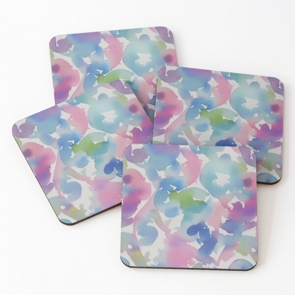 Item preview, Whimsical Geometric Watercolor Pattern with Muted Colors designed and sold by Girly-Universe.