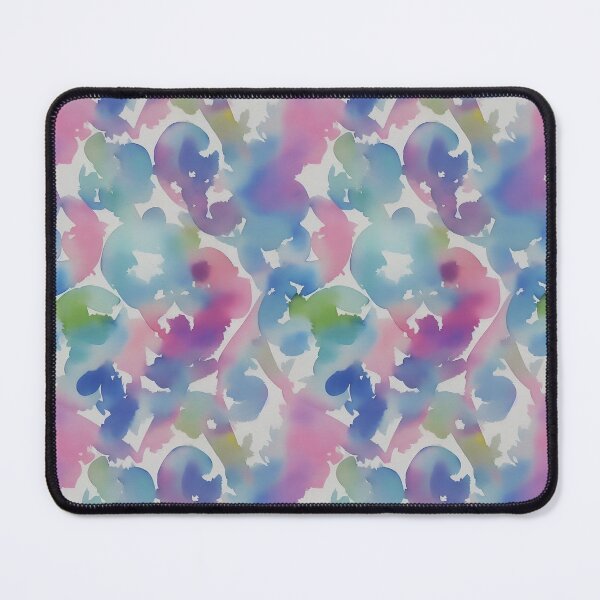 Item preview, Whimsical Geometric Watercolor Pattern with Muted Colors designed and sold by Girly-Universe.