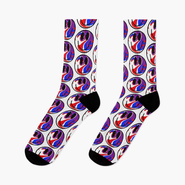 Item preview, Red White and Blue Smiley Face designed and sold by BejeweledJules.