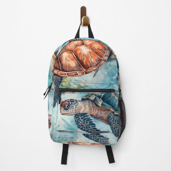 Item preview, Sea Turtles Fantastic Animals Watercolor Pattern designed and sold by SecretDicer.