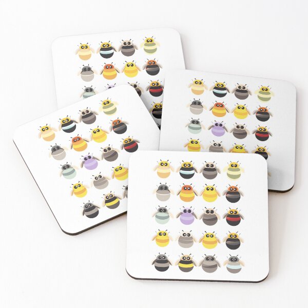 Item preview, Honey Bees Cartoon Pattern designed and sold by Hazmat-AI7.