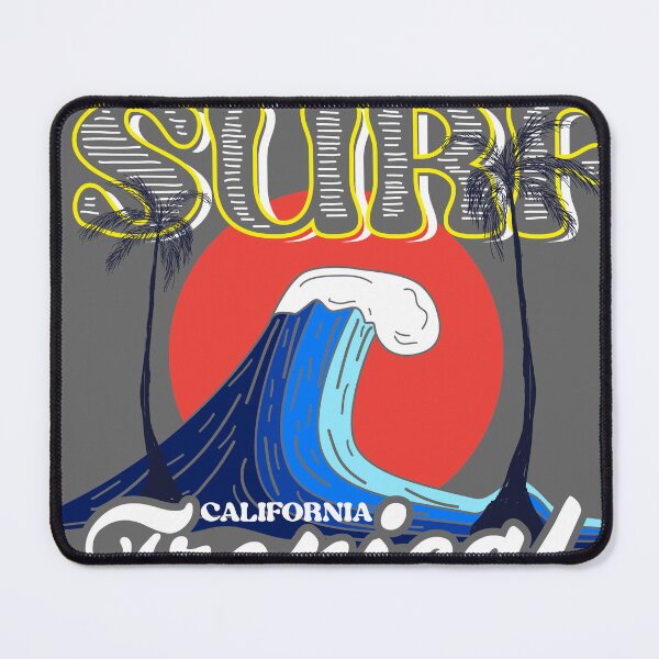 Item preview, Wave Surf tropical California Summer beach illustration  designed and sold by srissdesigns.