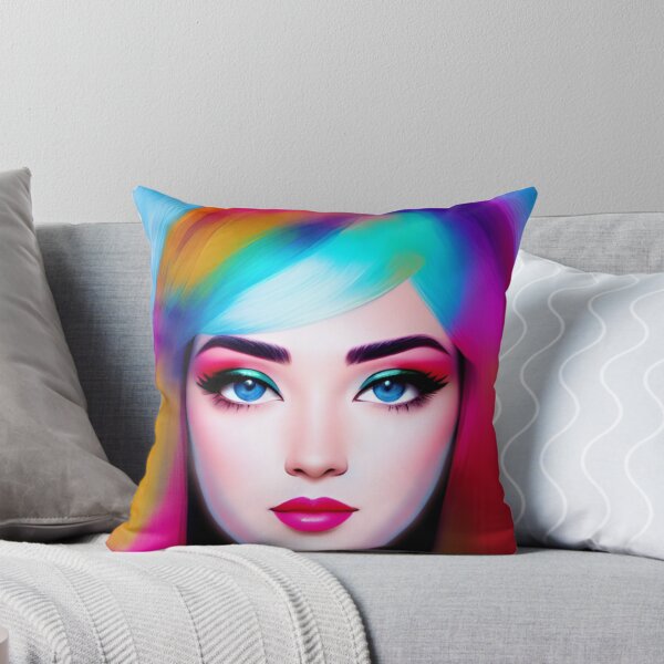 Item preview, Rainbow-haired Abstract Fairy designed and sold by masabo.