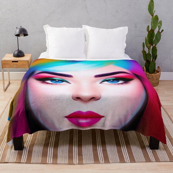 Item preview, Rainbow-haired Abstract Fairy designed and sold by masabo.