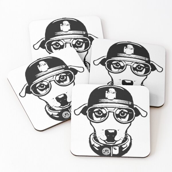 Item preview, Black and white dog designed and sold by Printforluck.