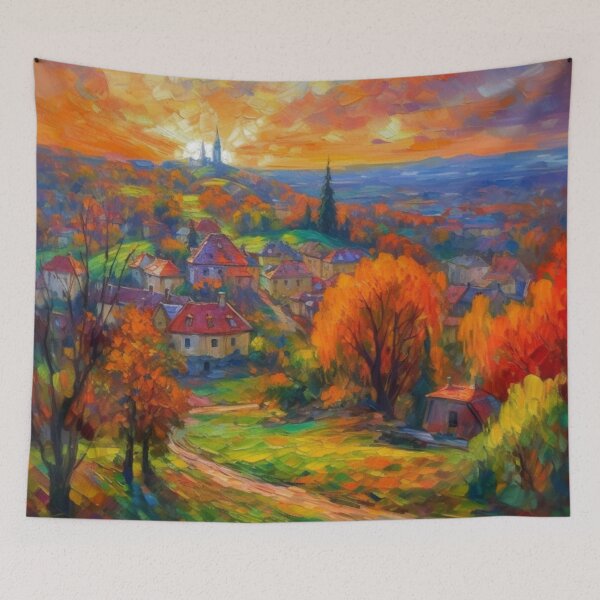 Item preview, Chequia paisaje designed and sold by Dawn van Doorn.