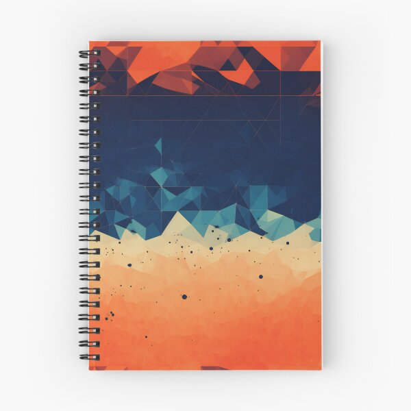 Item preview, Minimal triangular pattern, orange and blue gradients  designed and sold by Hazmat-AI7.