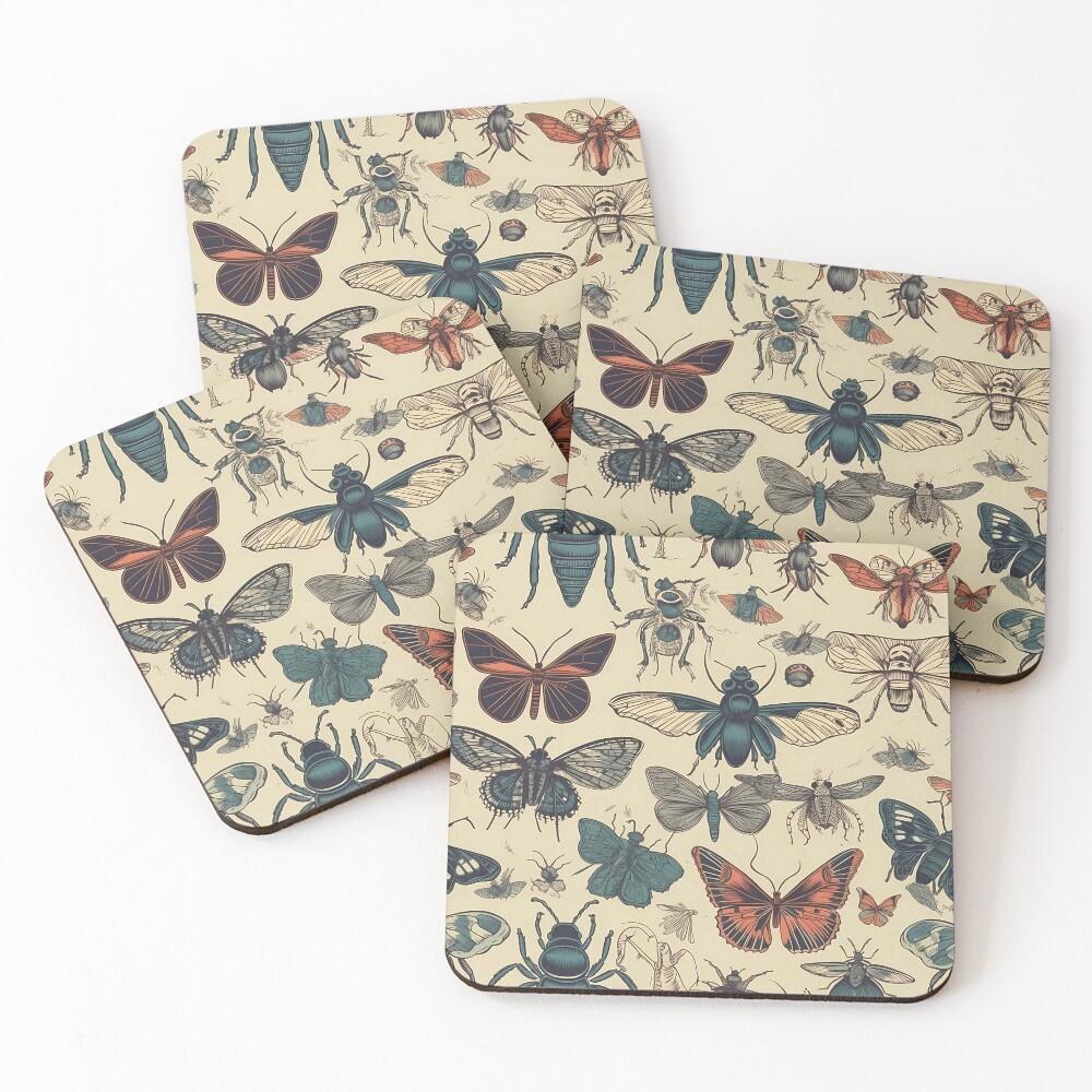 Item preview, Coasters (Set of 4) designed and sold by MTJ-Mushrooms.