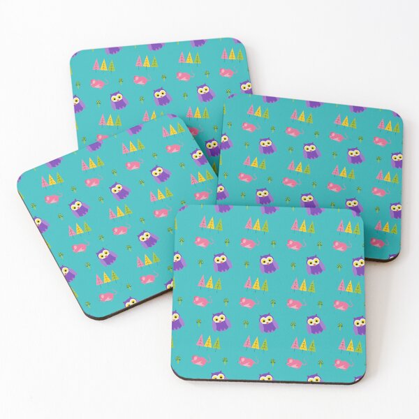 Item preview, owl, tree and mouse pattern designed and sold by little-explorer.