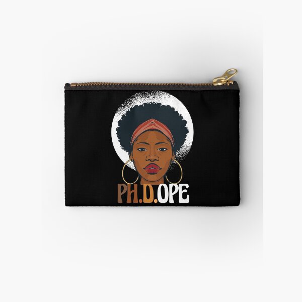 Item preview, PH.D.OPE Doctorate PhD Student Graduation Black Afro Girl designed and sold by MrEddie10.