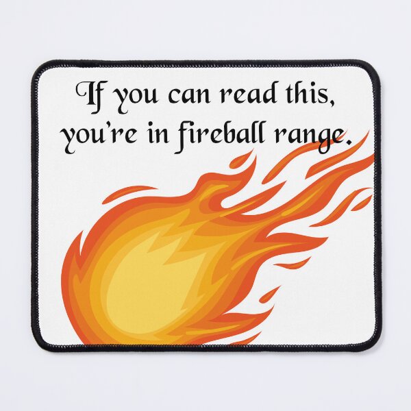 Item preview, Fireball Range Black Text designed and sold by bocochocolina.