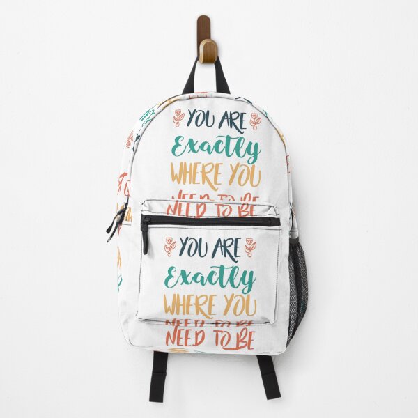 Artikelvorschau, Sie sind genau dort, wo Sie sein müssen, Handschrift-Typografie-Design entworfen und verkauft von Fashion Art Gifts ⭐⭐⭐⭐⭐.