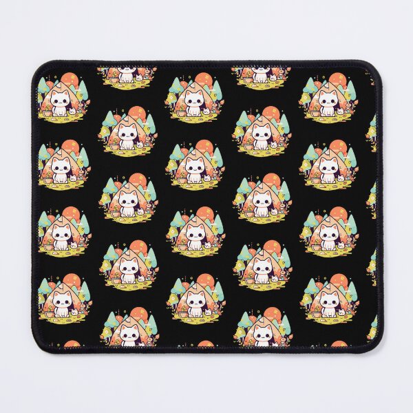 Item preview, Feline Explorer - Cute Cat Hiking Through Scenic Trails Sticker designed and sold by Cute Critters Stickers.