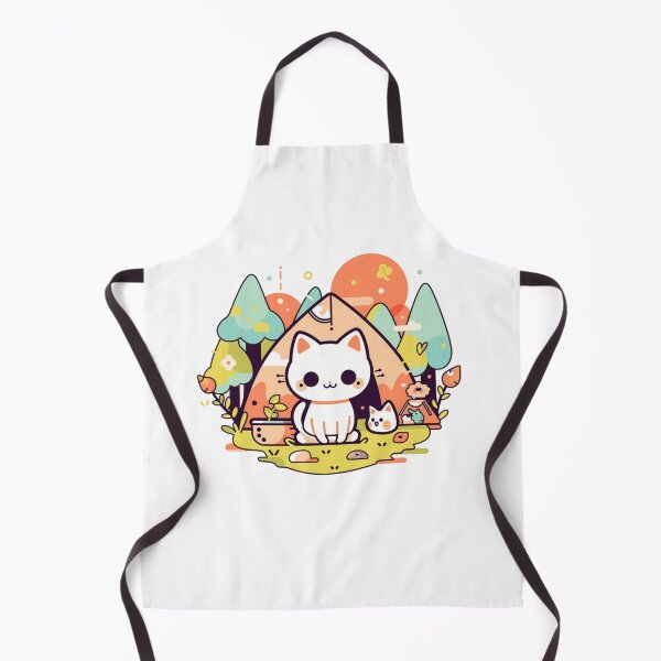 Item preview, Feline Explorer - Cute Cat Hiking Through Scenic Trails Sticker designed and sold by Cute Critters Stickers.