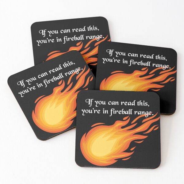 Item preview, Fireball Range White Text designed and sold by bocochocolina.