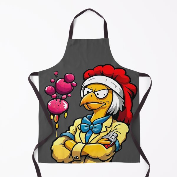 Item preview, Illustration of a cartoon rooster chef holding a kitchen utensil designed and sold by LooperSDart.