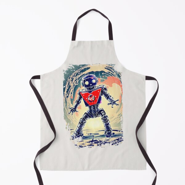 Item preview, Retro Robot, used look and old school, scifi designed and sold by Time4Space.