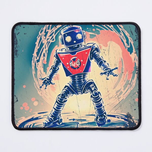 Item preview, Retro Robot, used look and old school, scifi designed and sold by Time4Space.