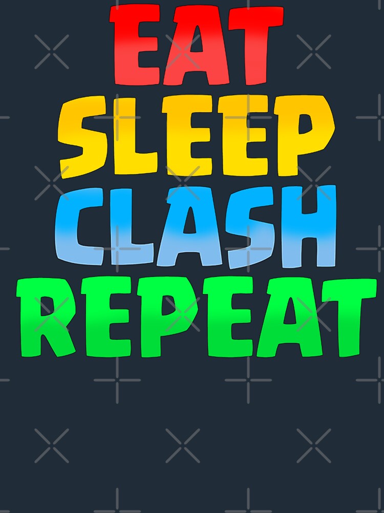 eat sleep clash shirt