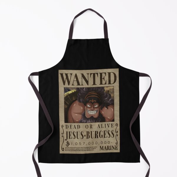 Item preview, One Piece Jesus Burgess Bounty Poster Anime Wanted designed and sold by One Piece Bounty Poster.