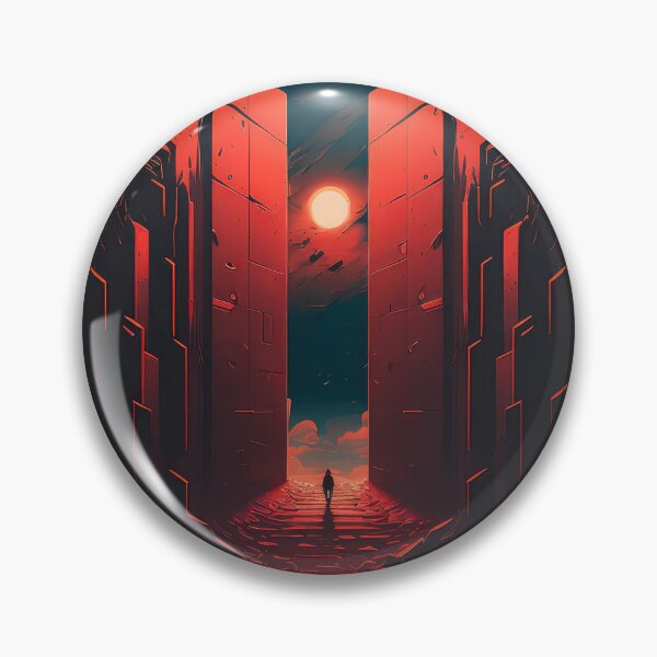 Item preview, Minimalist Futurstic Cityscape designed and sold by aiko-art.