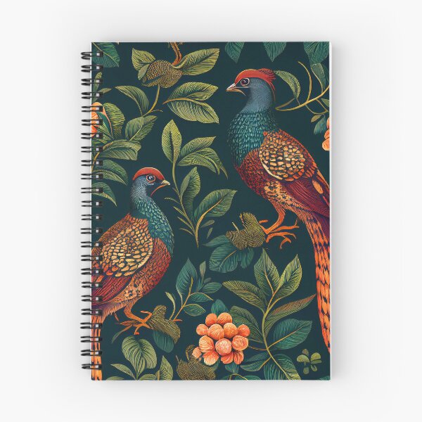 Artikelvorschau, Floral And Peacock Pattern entworfen und verkauft von MTJ-Mushrooms.