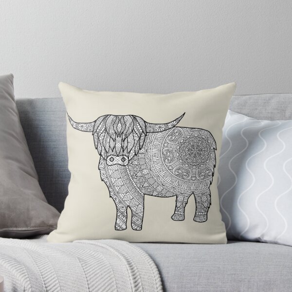 Item preview, Highland Coo  designed and sold by Zen's Doodles.