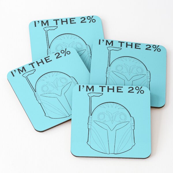 Item preview, Bo Katan I’m the 2% black and white designed and sold by Sommerman1.