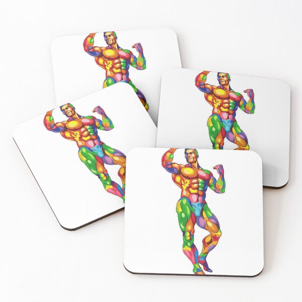 Item preview, Colorful Muscular Guy designed and sold by ForeverPrintsOK.