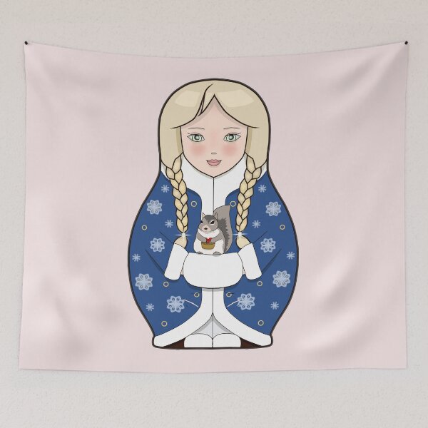 Item preview, Nesting Doll Snegurochka Ice Princess II designed and sold by ViewerEqualsPhoton.