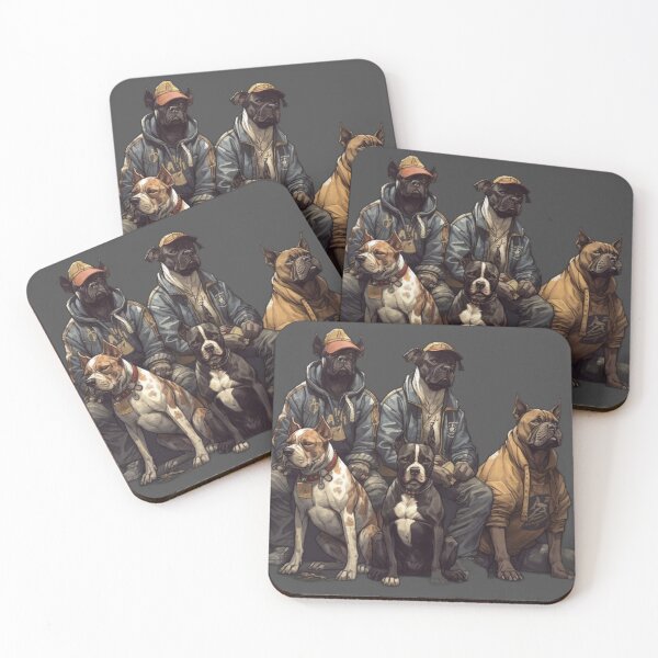 Item preview, portrait of dogs with big clothes designed and sold by BladiWear.
