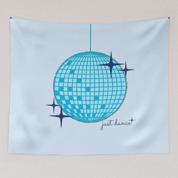 Item preview, dance disco ball - blue designed and sold by Julia Santos.