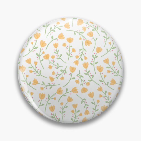 Item preview, Estampado de flores silvestres naranjas designed and sold by ShopSolMates.