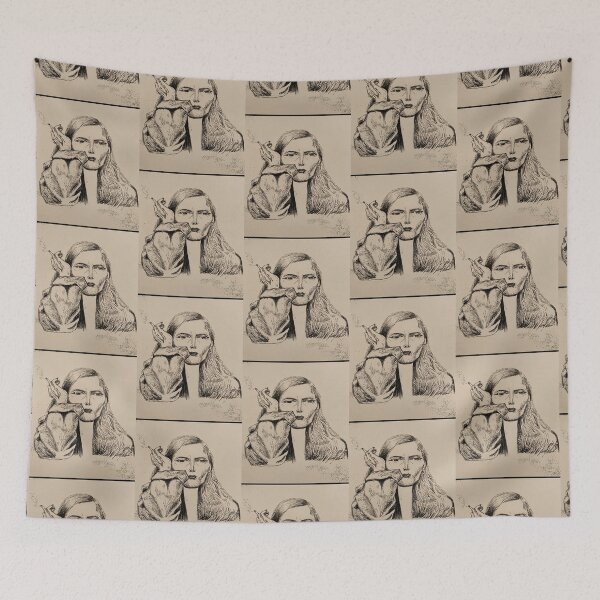 Item preview, Joni Mitchell _Both Sides Now_ art piece Long designed and sold by VintageShopGa.