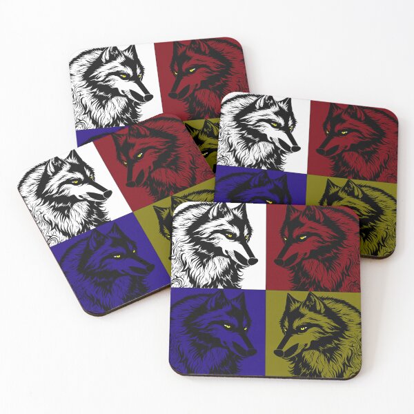 Item preview, Pack of Freedom Wolves [version 1] designed and sold by Cuteosaur.