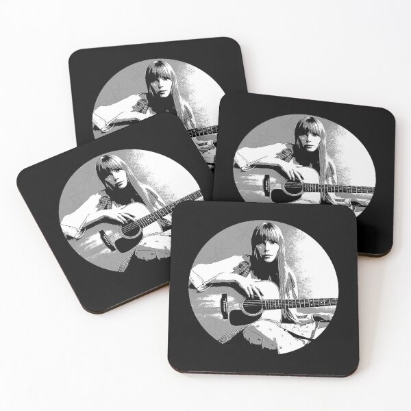 Item preview, Joni Mitchell Canadian singer-songwriter art designed and sold by VintageShopGa.