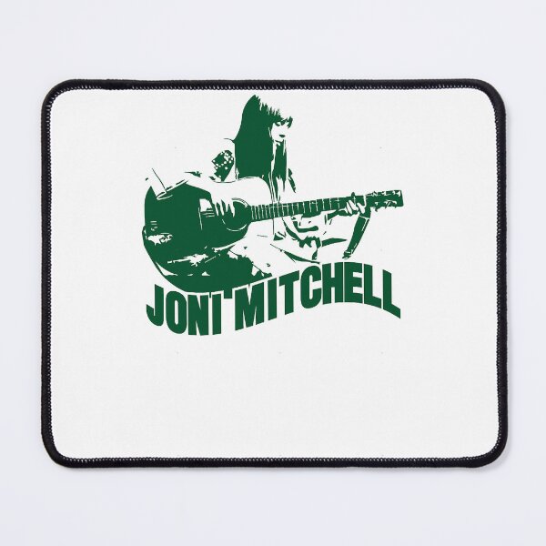 Item preview, Joni Mitchell Canadian-American singer green art designed and sold by VintageShopGa.