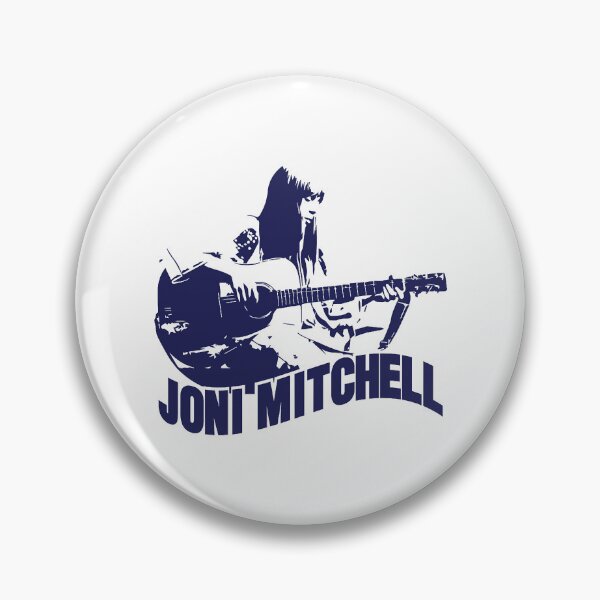Item preview, Joni Mitchell Canadian-American singer-songwriter red art designed and sold by VintageShopGa.