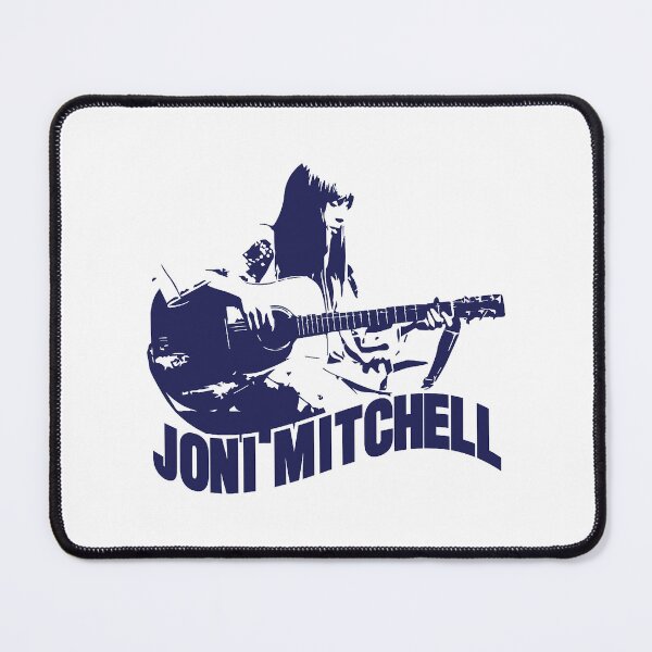 Item preview, Joni Mitchell Canadian-American singer-songwriter red art designed and sold by VintageShopGa.