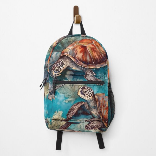 Item preview, Cute Sea Turtles Fantastic Animals Watercolor Pattern designed and sold by SecretDicer.