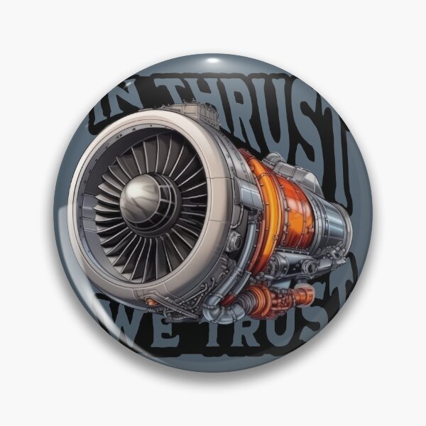 Item preview, IN THRUST WE TRUST Flight Crew Pilot Captain First Officer  airplane engine designed and sold by AviationArtists.