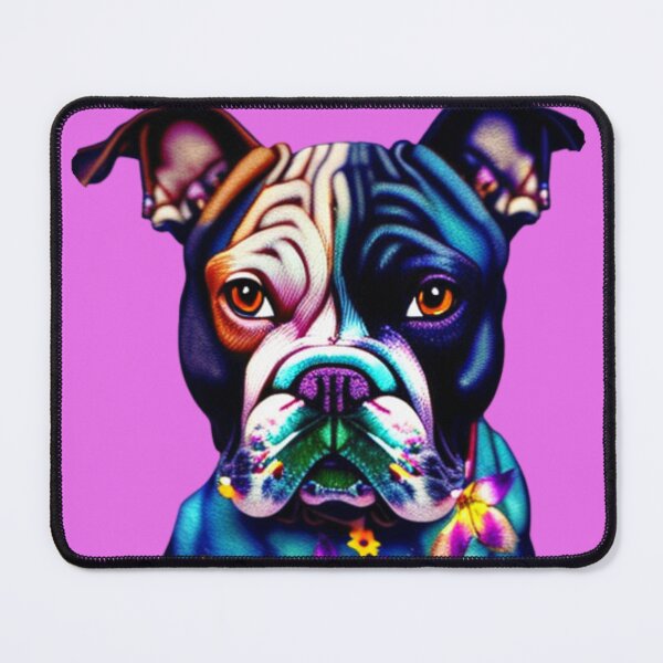 Item preview, english bulldog watercolor painting designed and sold by aipaint.