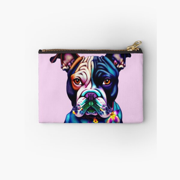 Item preview, english bulldog watercolor painting designed and sold by aipaint.