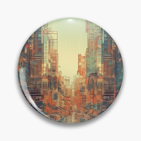 Item preview, Glass City designed and sold by AnimeGearHub.