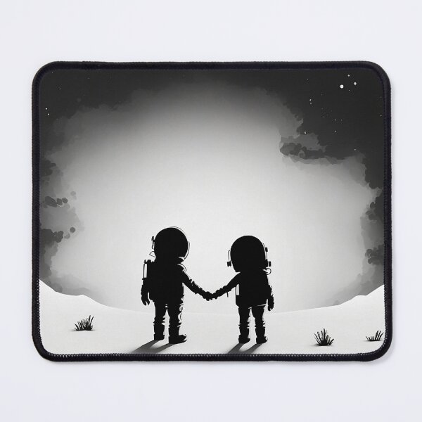 Item preview, Starlit Romance: Astronauts' Enchanted Moment designed and sold by RandomForestBot.