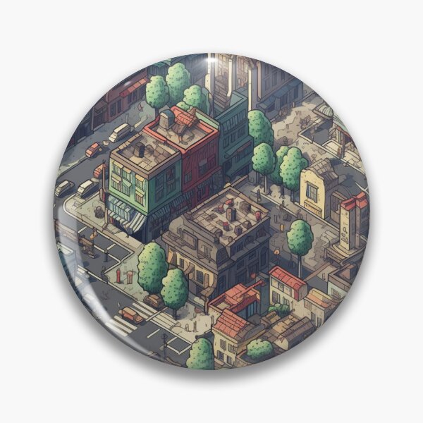 Item preview, Pixelated Skyline designed and sold by PixelPatchwork.