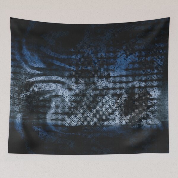 Item preview, Abstract blue gradient pattern designed and sold by Fransyn.